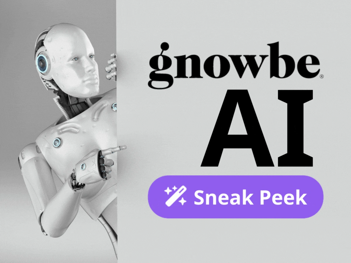 Animated GIF showing data charts and graphs, representing AI analytics.